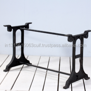 Cast iron singer communal bar table base