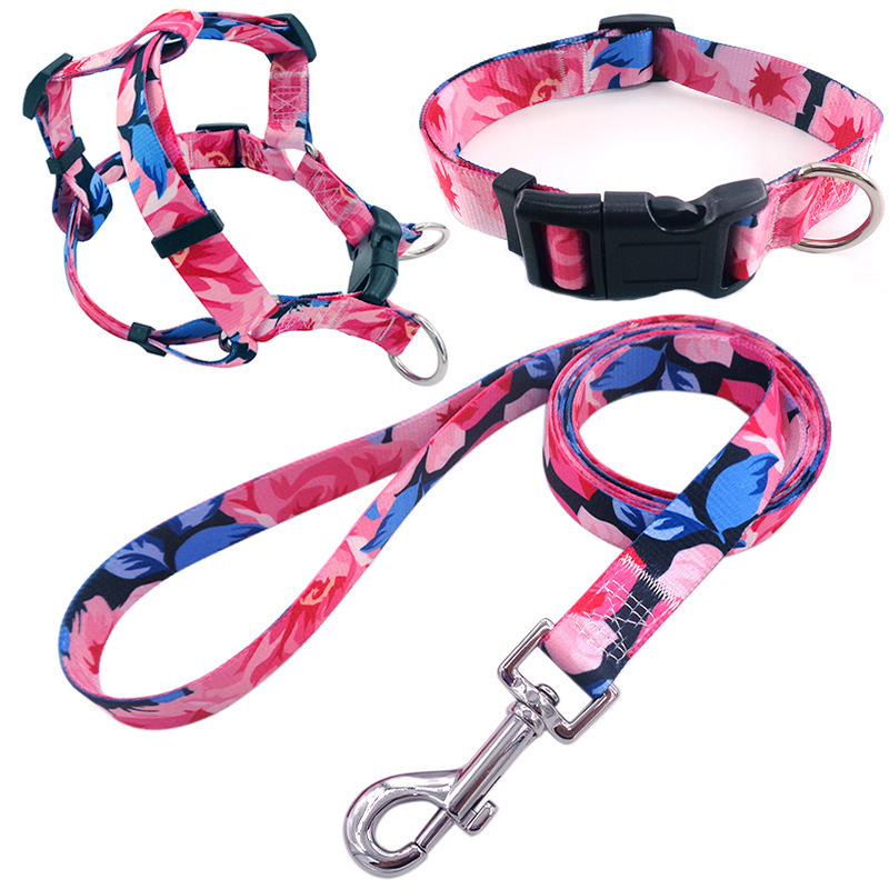 Manufacturers Free Sample Nylon Adjustable Pet Harness Reversible Dog Harness Set Luxury design Custom Dog Harness