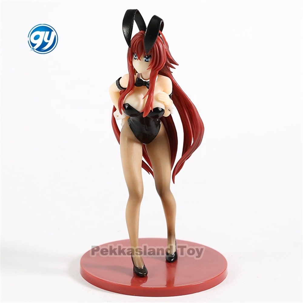 Figuras de 20CM Sexy Cartoon Girls High School DxD Rias Gremory Bunny Girl Ver. PVC Anime Model Toy Manga Action Figures