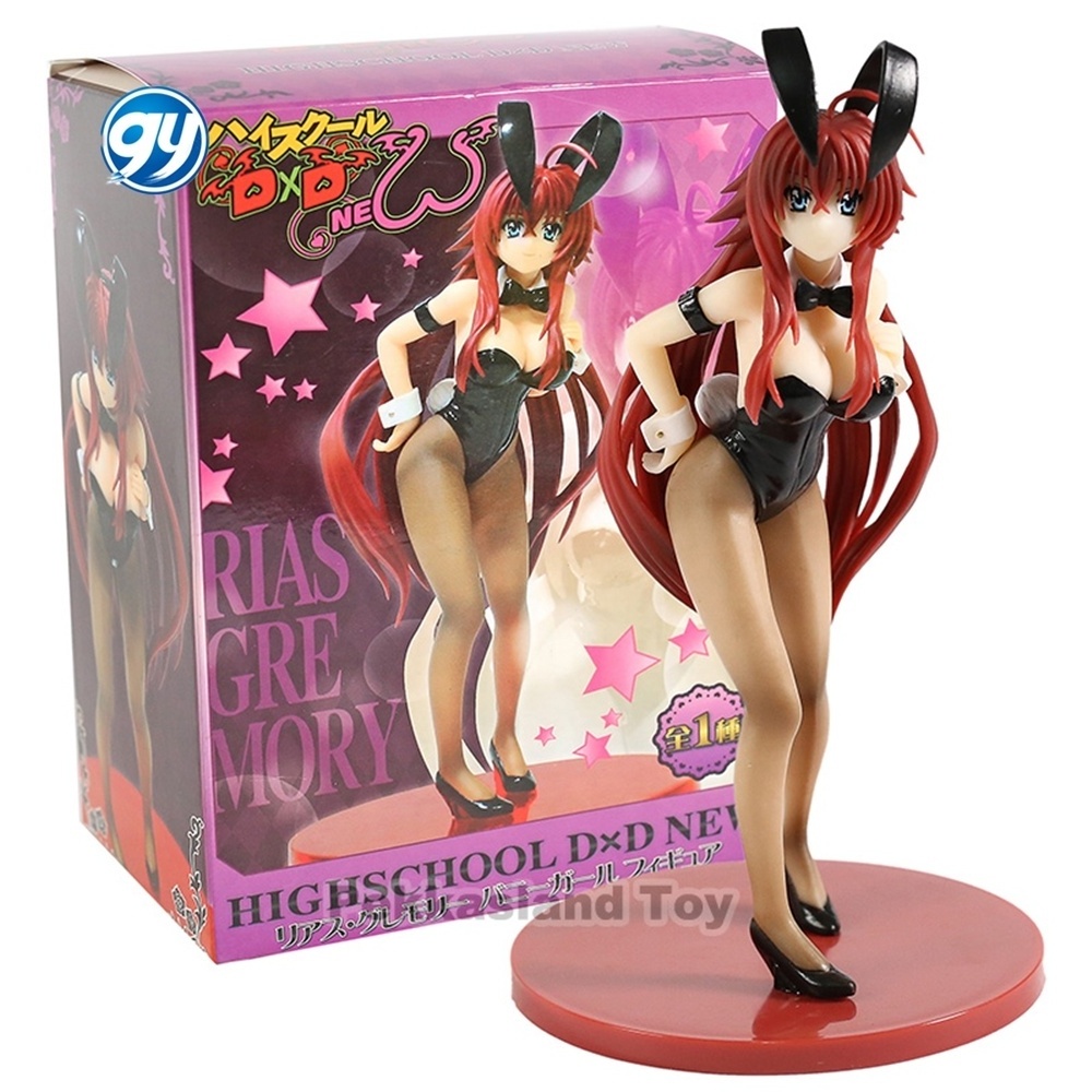 Figuras de 20CM Sexy Cartoon Girls High School DxD Rias Gremory Bunny Girl Ver. PVC Anime Model Toy Manga Action Figures