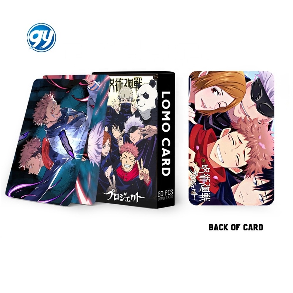 Gojo 60pcs/set Anime Jujutsu Kaisen Mini Postcard Satoru Yuuji Itadori LOMO Card Photo Card Paper Souvenir Qr Naruto Card Japan