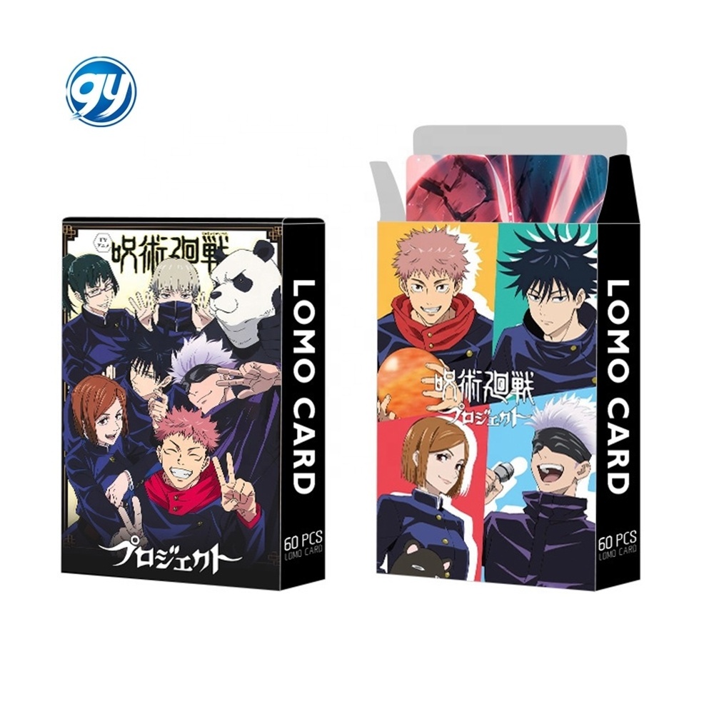 Gojo 60pcs/set Anime Jujutsu Kaisen Mini Postcard Satoru Yuuji Itadori LOMO Card Photo Card Paper Souvenir Qr Naruto Card Japan