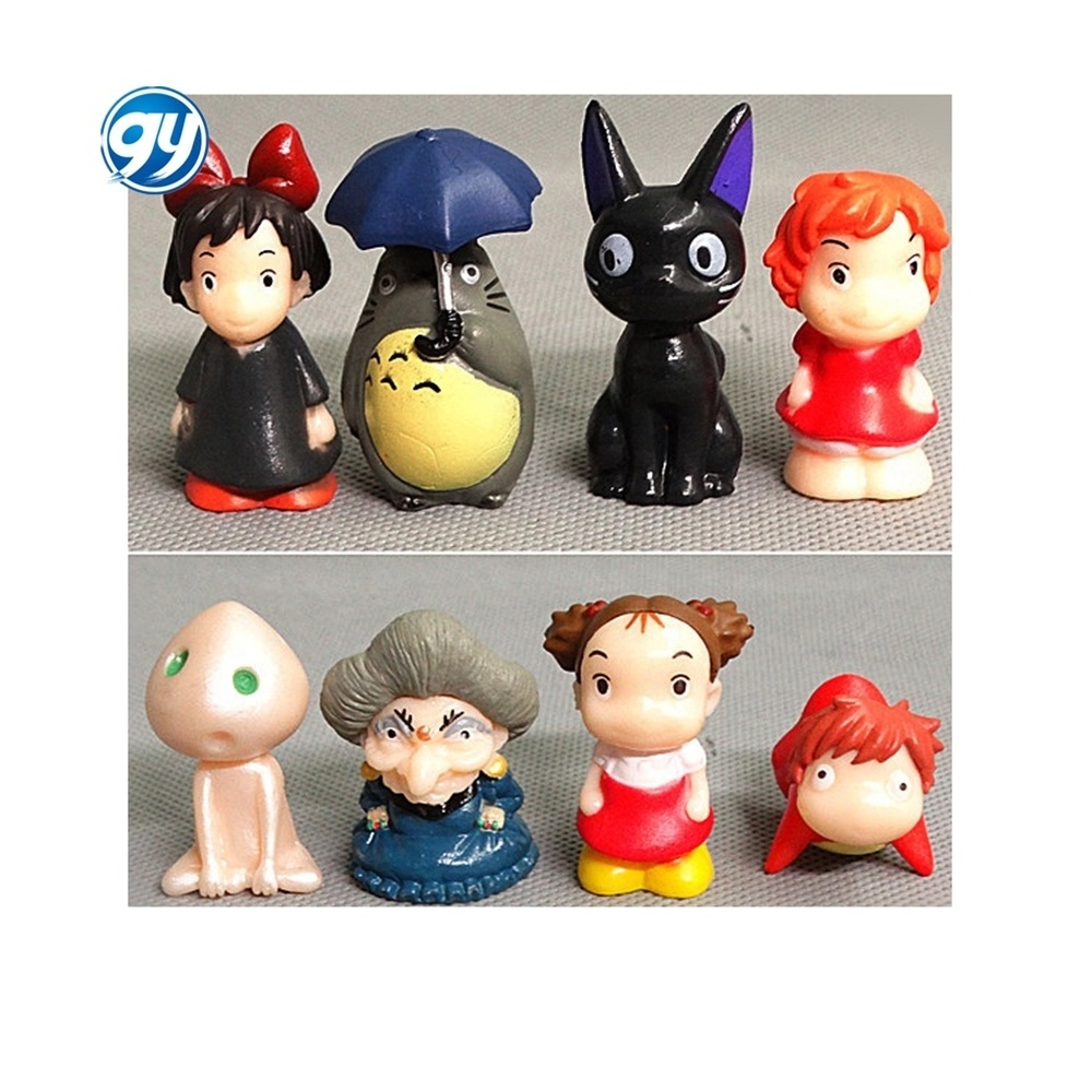 GY 8pc/batch new product decoracion studio ghibli chihiro ghibli gashapon