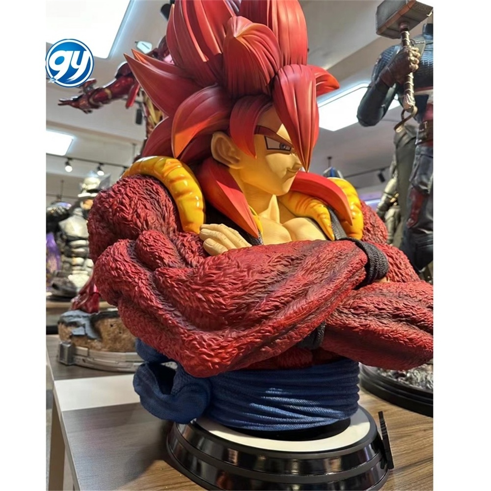 Figuras de accion coleccion  Life Size 1:1 Fiberglass Resin crafts Goku Vegeta Statue Sale anime figure Dragoned a ball z toys