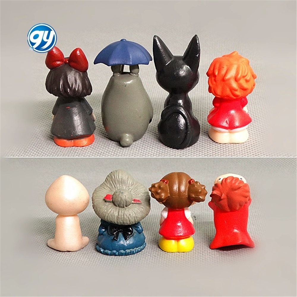 GY 8pc/batch new product decoracion studio ghibli chihiro ghibli gashapon