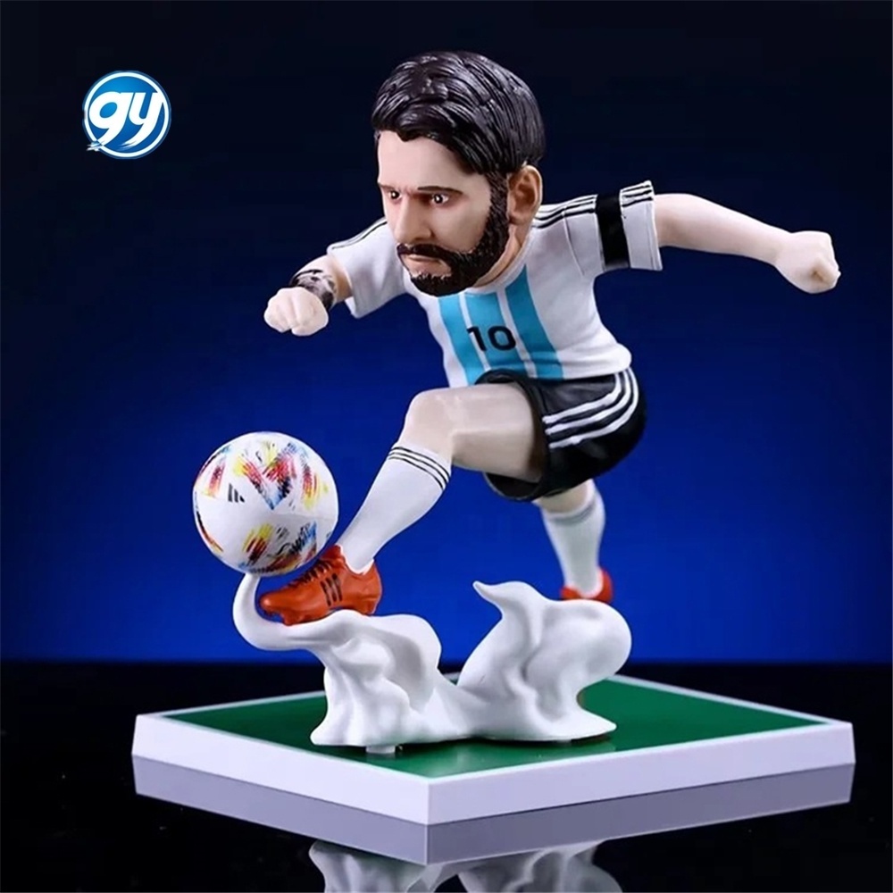 Soccerwe World Events C.figure ronaldo Messi Model Collection PVC 17cm Football Star Doll Football Tournament Souvenirs Toys