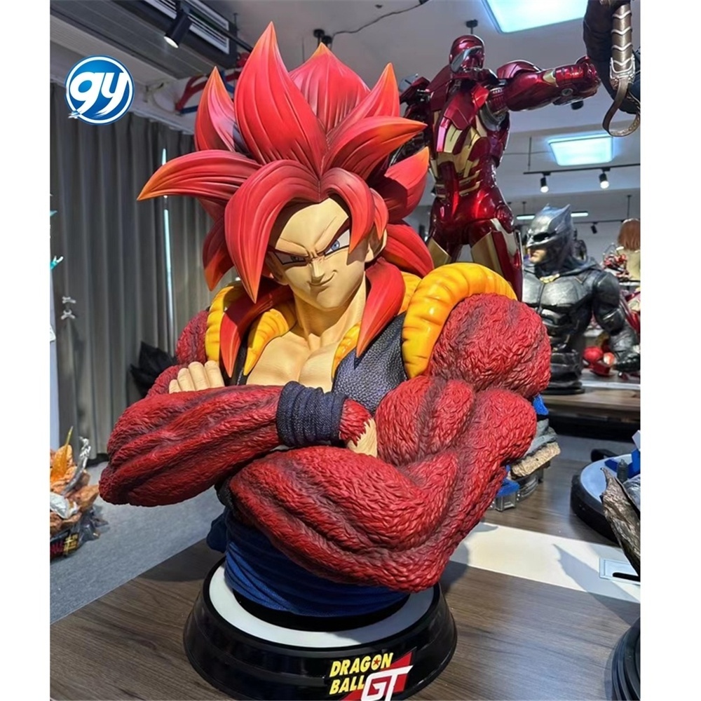 Figuras de accion coleccion  Life Size 1:1 Fiberglass Resin crafts Goku Vegeta Statue Sale anime figure Dragoned a ball z toys