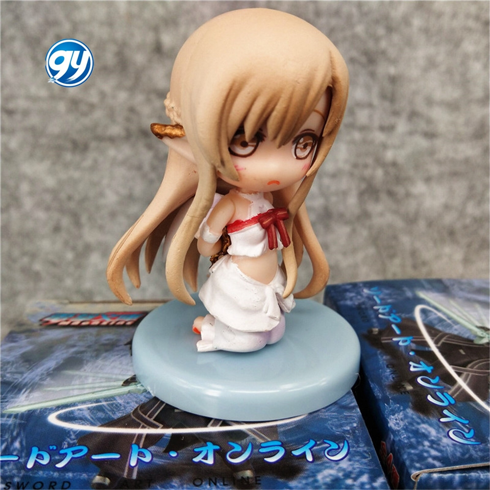 Figuras de 1 Version Sword Art Online Yuuki Asuna Anime Figure PVC Model Collection Toy Gift Action Figures Toys