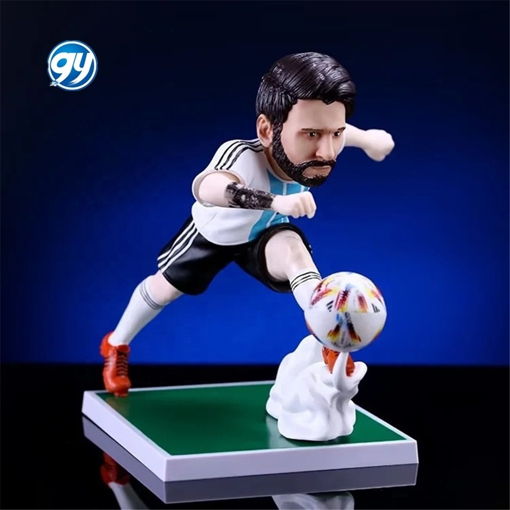 Soccerwe World Events C.figure ronaldo Messi Model Collection PVC 17cm Football Star Doll Football Tournament Souvenirs Toys