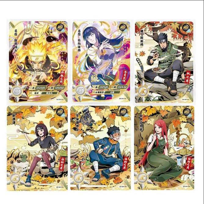 Wholesale Character MR 1-62 Card japanese anime playing cards KAYOU Narutoes Children's Gift Collection Card for Christmas