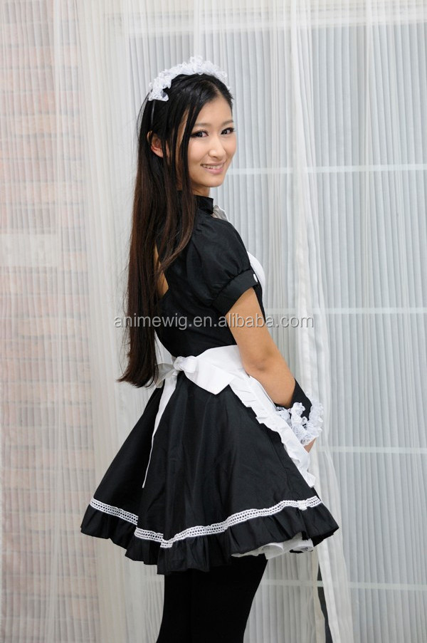 High Quality Uniform Clothes Sexy Dress Japanese Lolita Maid Dress Waitress Costumes Anime Cosplay Halloween Costume Fancy Dress