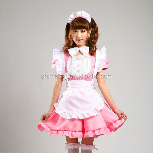 High Quality Uniform Clothes Japanese Lolita Maid Dress Waitress Costumes Anime Cosplay Halloween Costume Sexy Fancy Dress