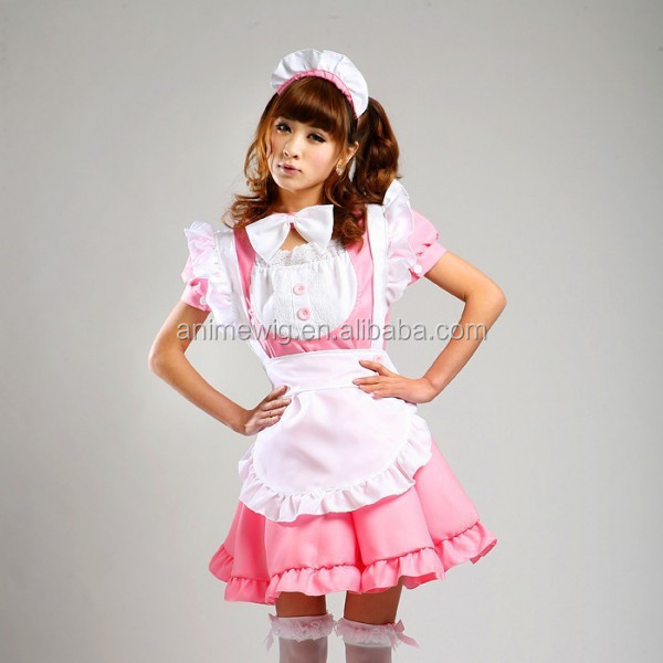 High Quality Uniform Clothes Japanese Lolita Maid Dress Waitress Costumes Anime Cosplay Halloween Costume Sexy Fancy Dress