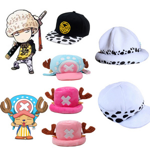 5 Styles 1 Piece Trafalgar D. Water Law Chopper Kawaii Cartoon Cosplay Party For Winter Unisex Anime Plush Hat