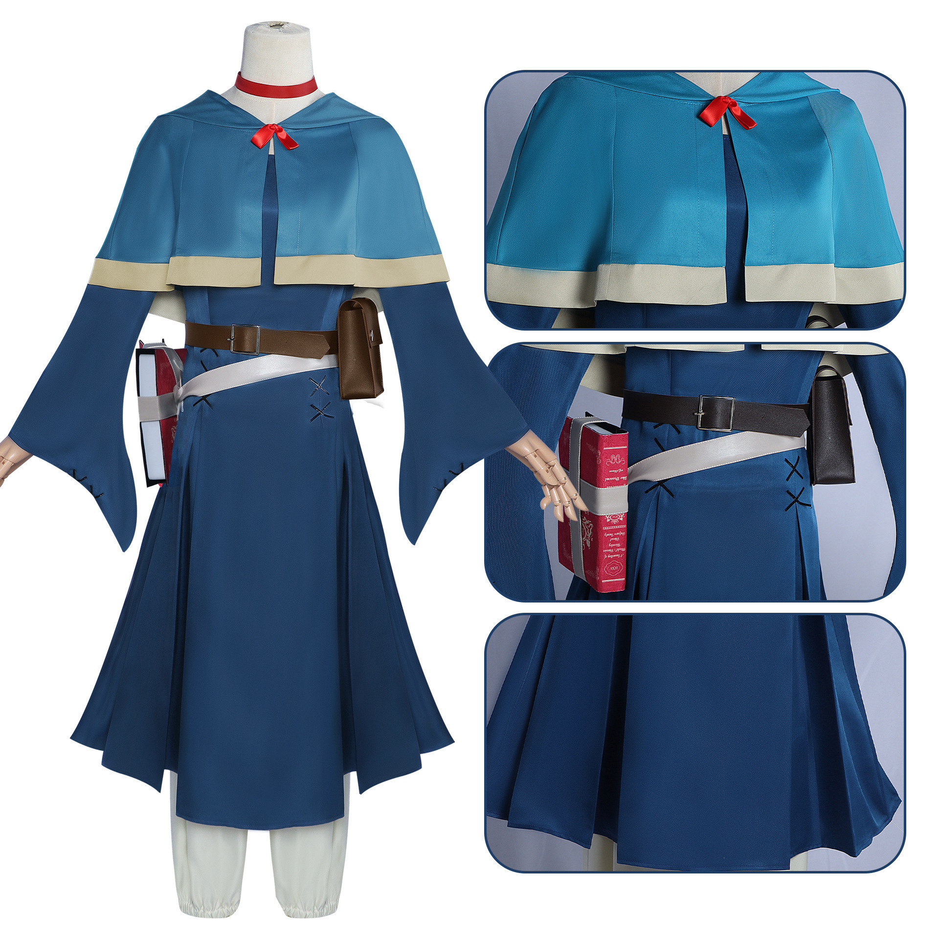 3 Styles Delicious in Dungeon Cosplay Party Cartoon Anime Costume Cloth