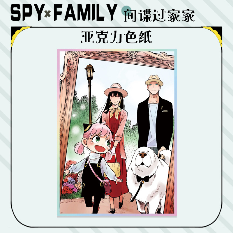 14 Styles 20*14CM SPY X FAMILY Anya Yor Twilight Anime Collect Character Art Card Game Anime Art Color Paper Card