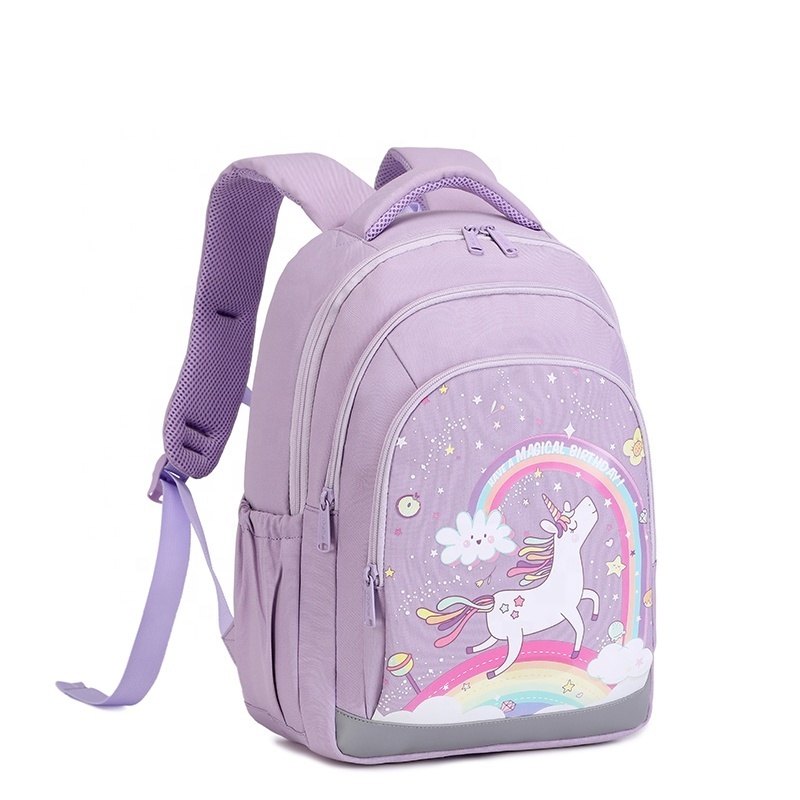 Girls School Bag Unicorn Backpack 2024 Recycled Waterproof Kids Bagpack Children School Backpack Rucksack Backpack Bag Set