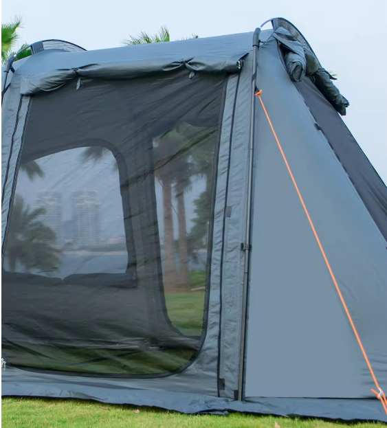 5-8 People Camping Outdoor anti-mosquito Rainproof 150D Oxford  Fabric 2 Bedrooms 1 Living Room Tunnel camping Tent