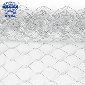 Pvc Coated Chain Link Fence Welded Fencing Net Iron Wire Mesh Diamond Chain Link Fence