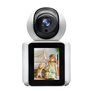 HD 1080P WIFI Camera 2.8In IPS Screen One Click Video Call Camera Night Vision Motion Detection Home Surveillance