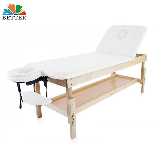 Better stability wood massage table,fixed massage table