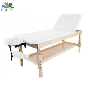 Better stability wood massage table,fixed massage table