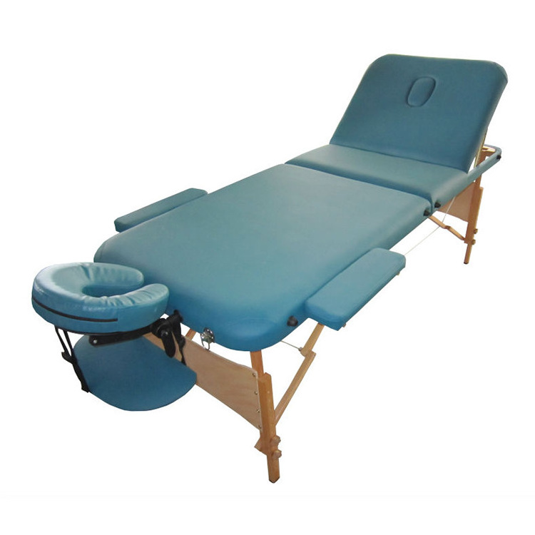 3 section wooden portable massage table folding light  massage table master chicago massage table portable