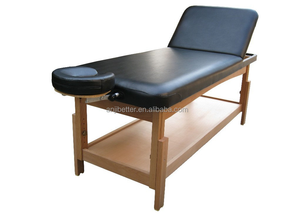 Better stability wood massage table,fixed massage table