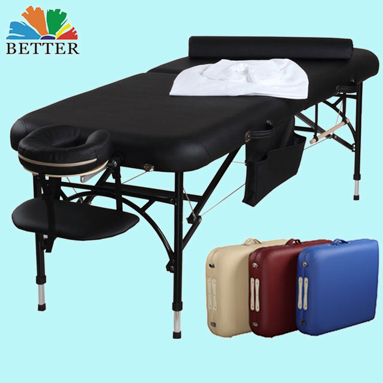 Spa Beauty Lightweight Portable Eyelash Extension Massage Bed Massage Tables With Face Hole