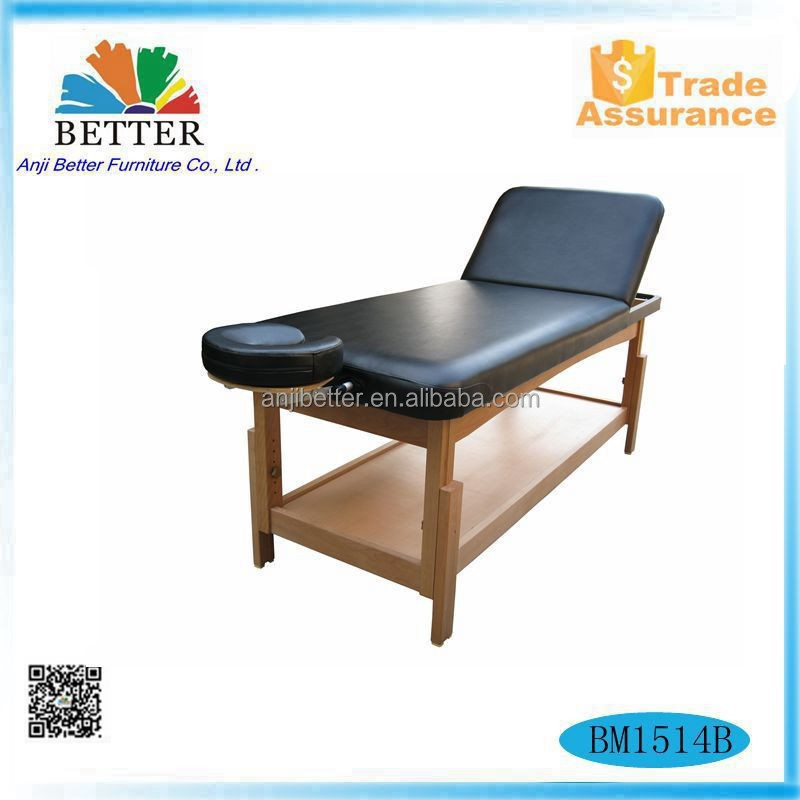 Better stability wood massage table,fixed massage table