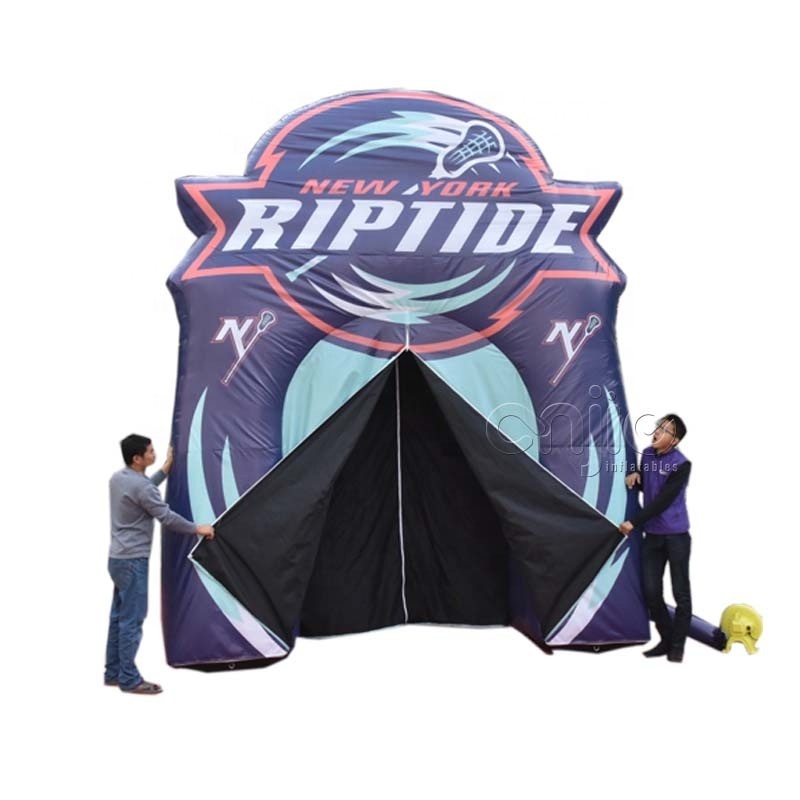 Guangzhou Inflatable sport entry tunnel stadium entrance gate soccer arch for outdoor race