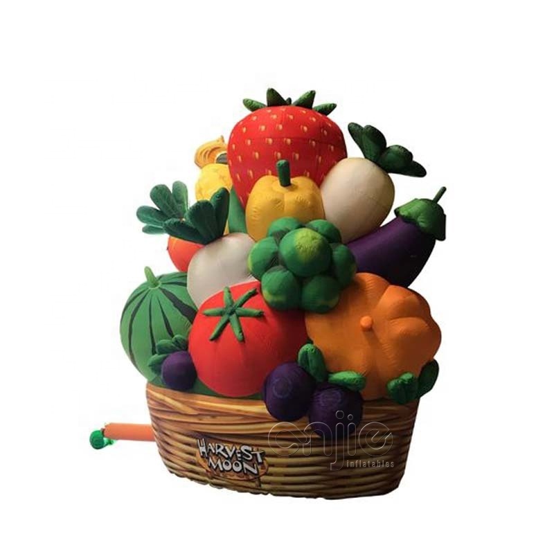 Air sealed inflatable PVC customized inflatable fruit food balloons inflatable strawberries