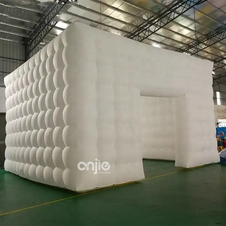 White commercial blow up tent for party lighting night club inflatable outdoor inflatable tent