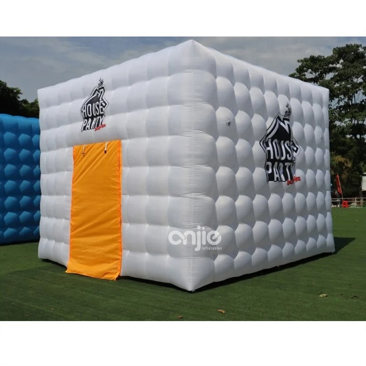 White commercial blow up tent for party lighting night club inflatable outdoor inflatable tent