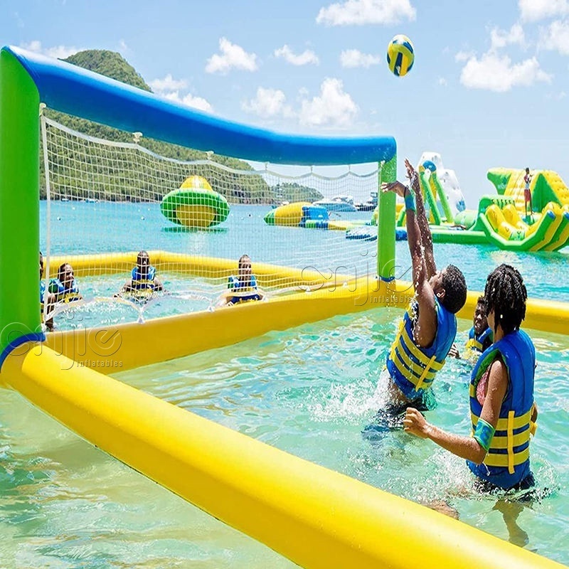 Inflatable Water Volleyball Game Field, Inflatable Volleyball Pool Court