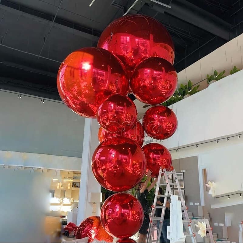 Inflatable advertising ceiling ornaments event decoration center piece inflatable pvc spheres advertising inflatables