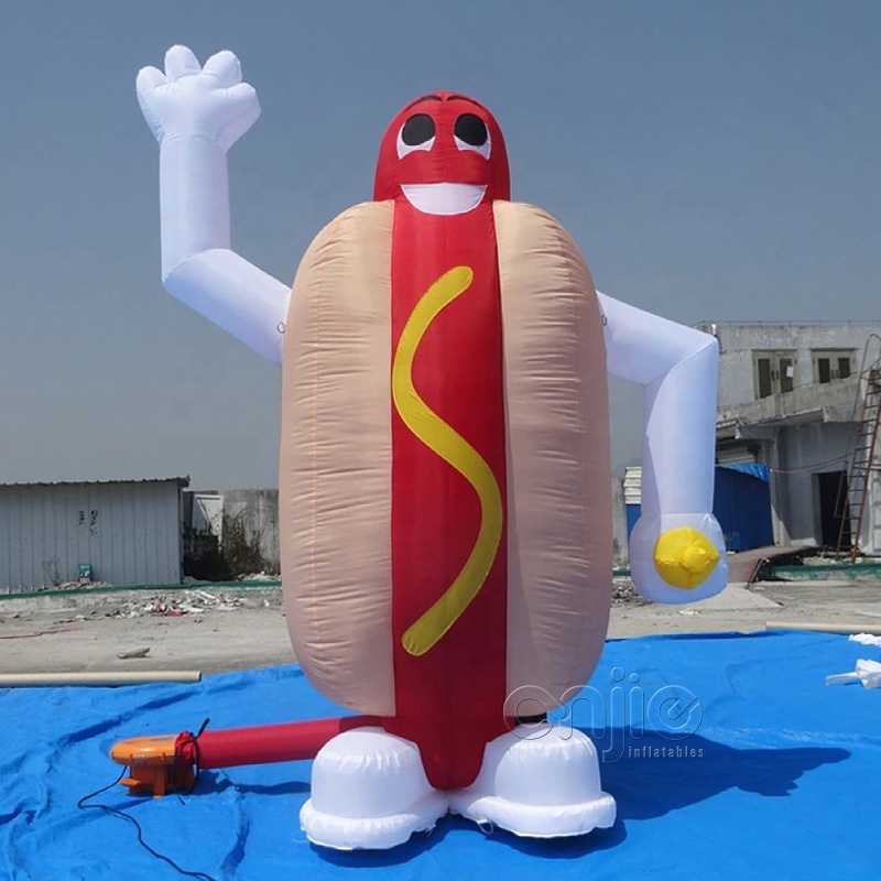 Anjie Advertising inflatable hot dog food inflatable sausage balloon model