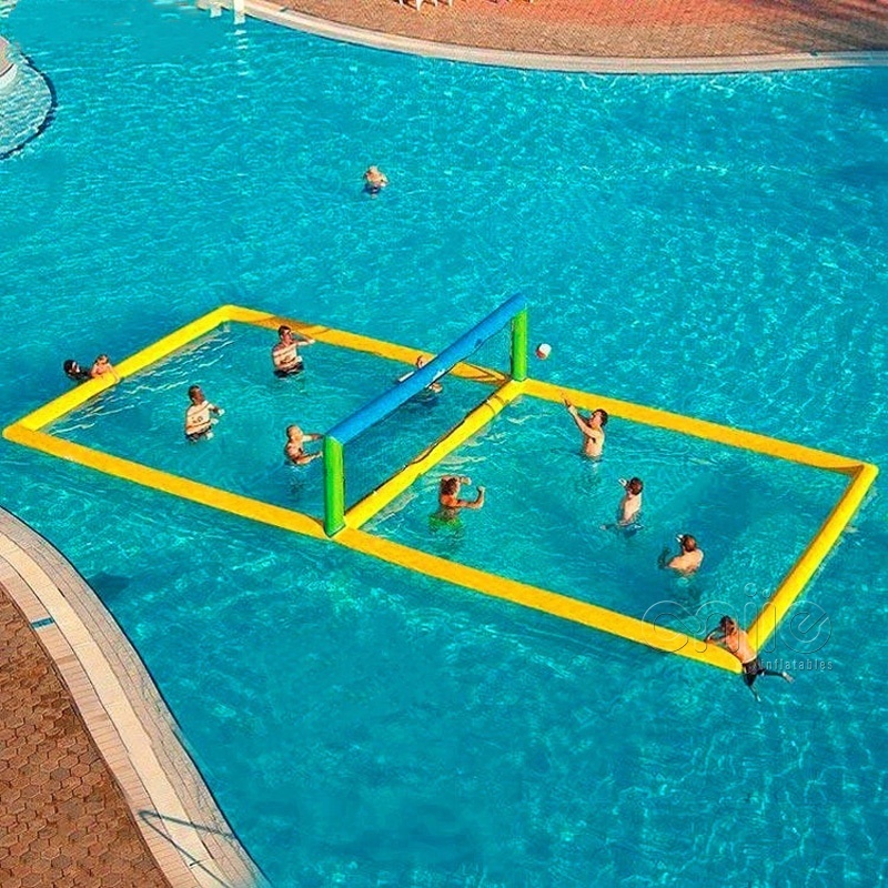 Inflatable Water Volleyball Game Field, Inflatable Volleyball Pool Court