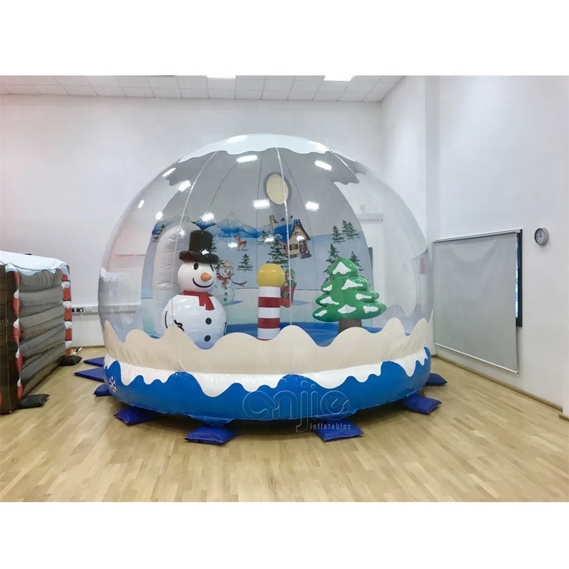 Customized giant size outdoor human body inflatable snowball for event sales