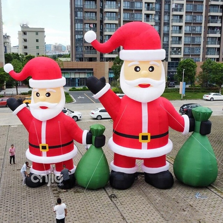 Decorate Santa Balloons Giant Inflatable Santa Claus to Promote Your Business