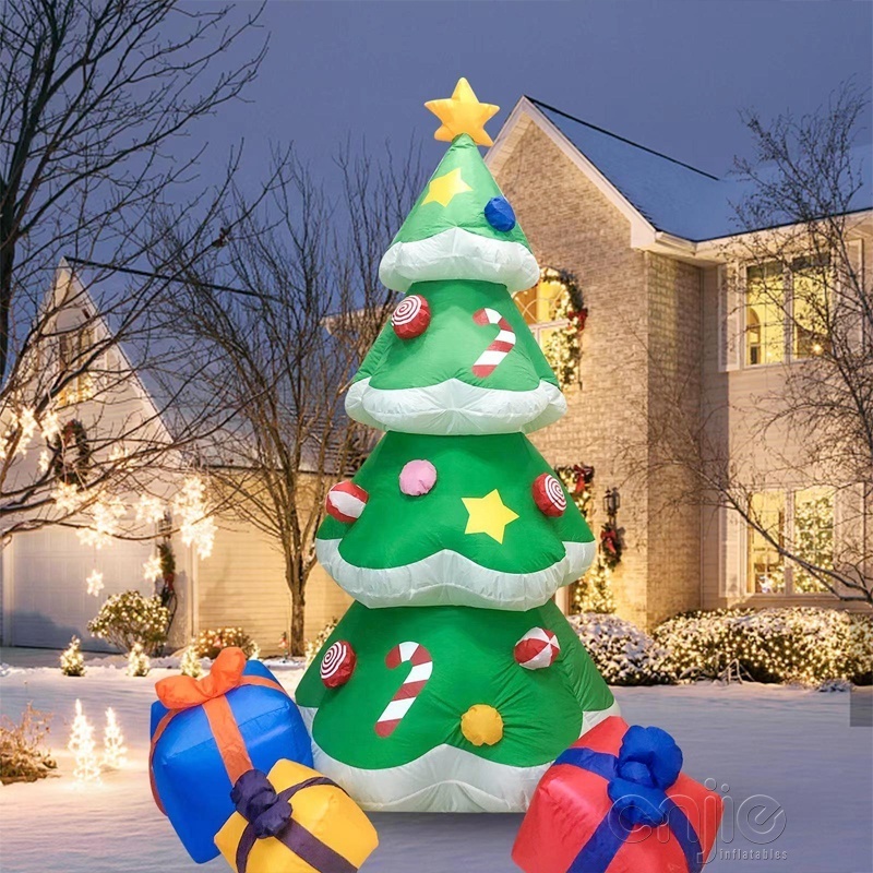 Inflatable Tree Giant Inflatable Christmas Tree, Outdoor Backyard Decoration Led Lighted Large Christmas