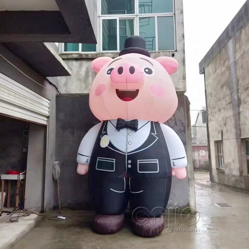 Factory Giant inflatable custom pig balloons inflatable pig