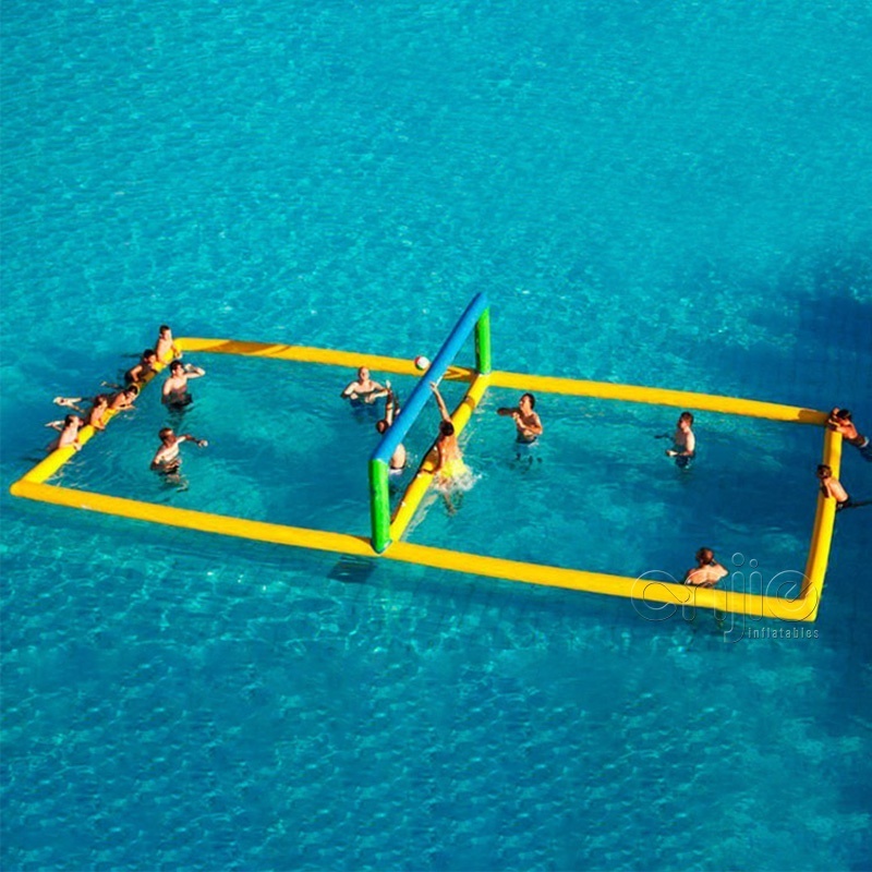 Inflatable Water Volleyball Game Field, Inflatable Volleyball Pool Court