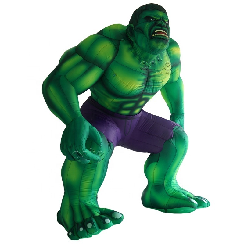 Outdoor advertising cartoon inflatable advertising muscle man model giant inflatable hulk