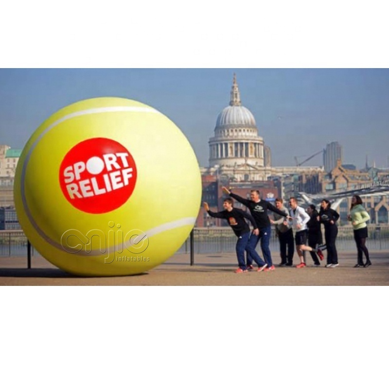 2024 Hot sale inflatable tennis ball, giant tennis ball for advertising