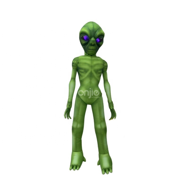 3m 10ft Outdoor Halloween inflatable decoration giant green gray kids alien inflatable UFO alien