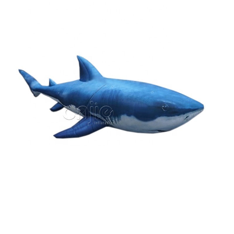 Outdoor giant inflatable advertising balloon blue whale model advertising inflatable