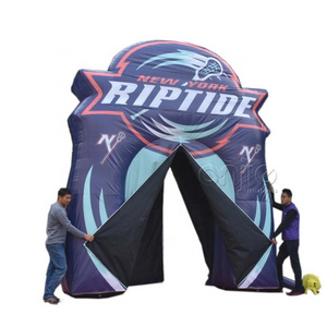 Guangzhou Inflatable sport entry tunnel stadium entrance gate soccer arch for outdoor race