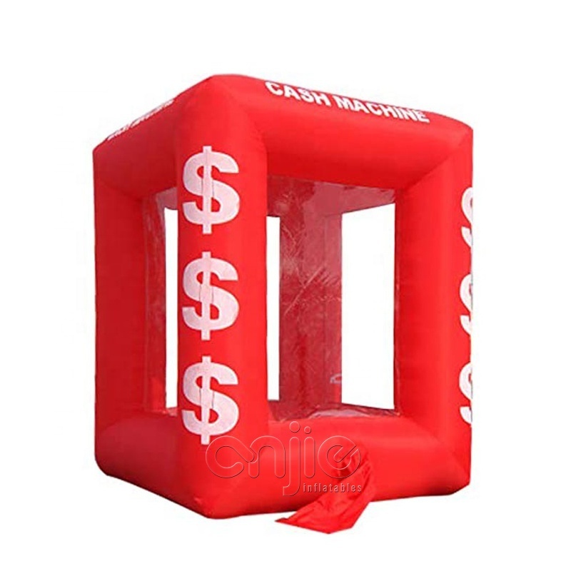 Commercial Outdoor Fun Advertising Promotion Birthday Party Inflatable Money Grab Machine Money Machine