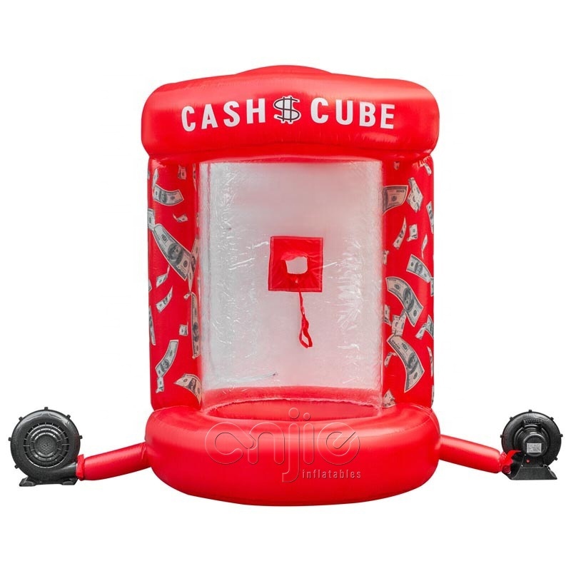 Commercial Outdoor Fun Advertising Promotion Birthday Party Inflatable Money Grab Machine Money Machine